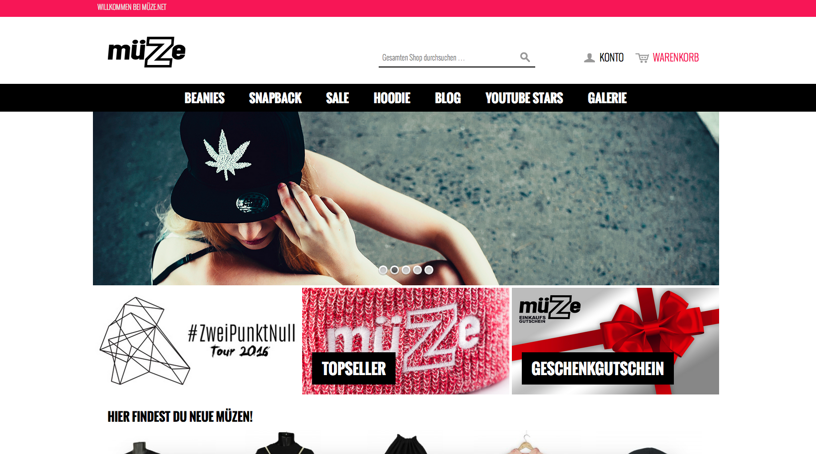 mueze.net Screenshot