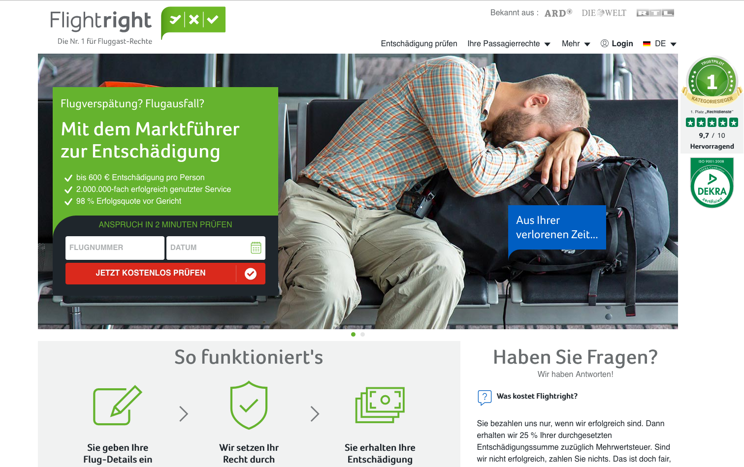 Flightright Screenshot