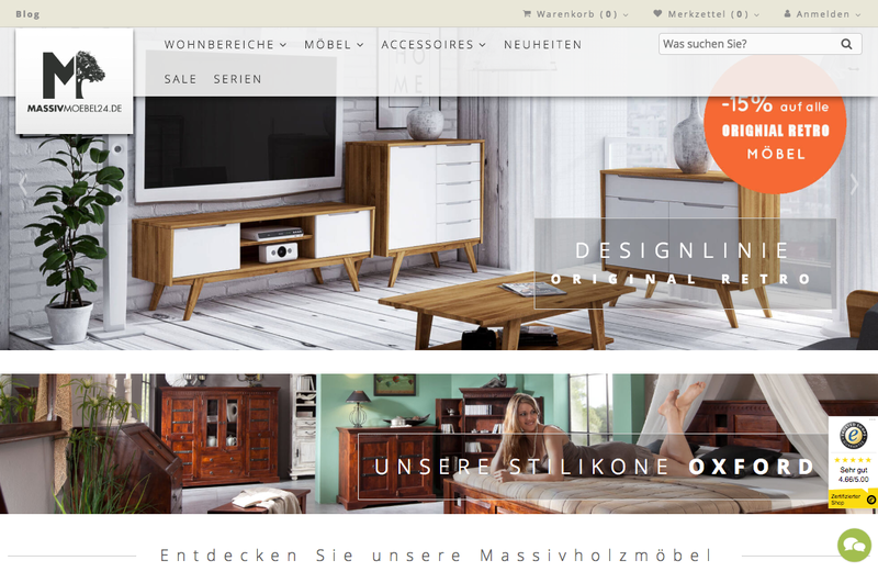 Massivmoebel24.de Screenshot