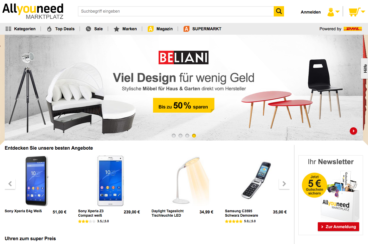 Allyouneed.com Screenshot