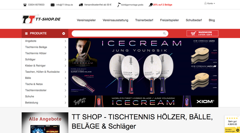 TT-SHOP.DE Screenshot