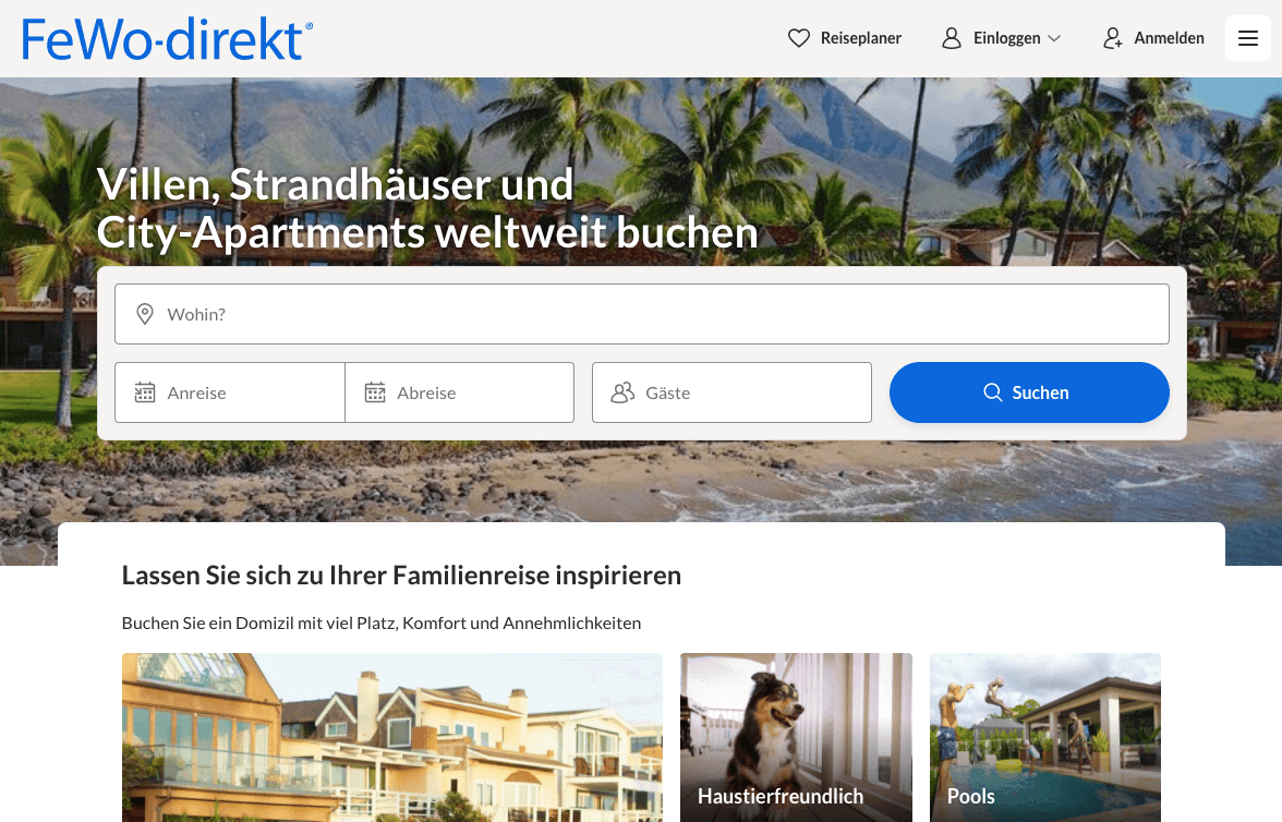FeWo-direkt Screenshot