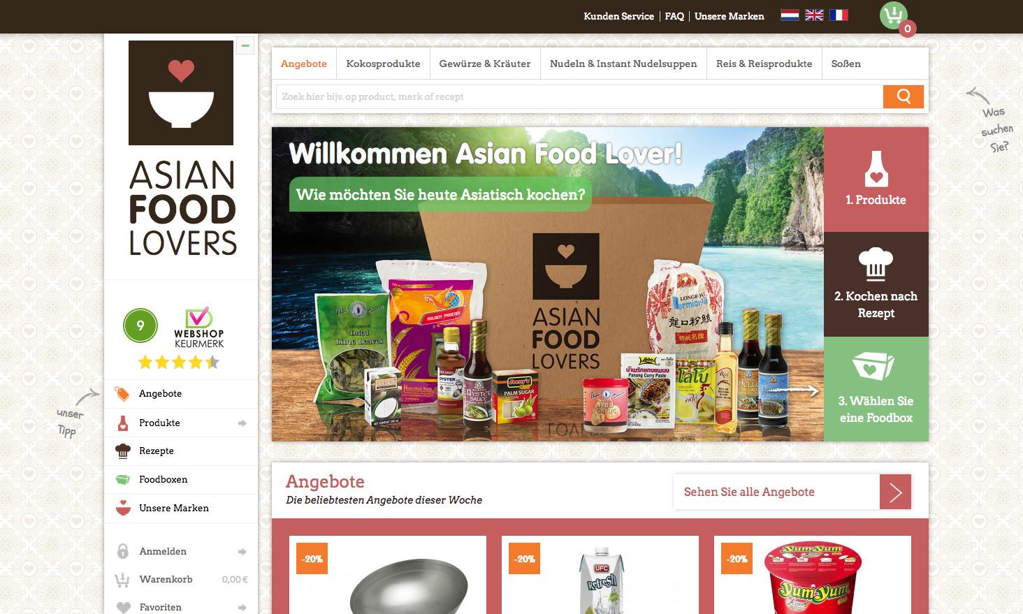 AsianFoodLovers Screenshot