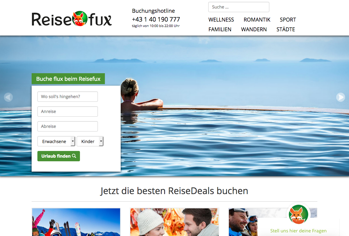 Reisefux Screenshot