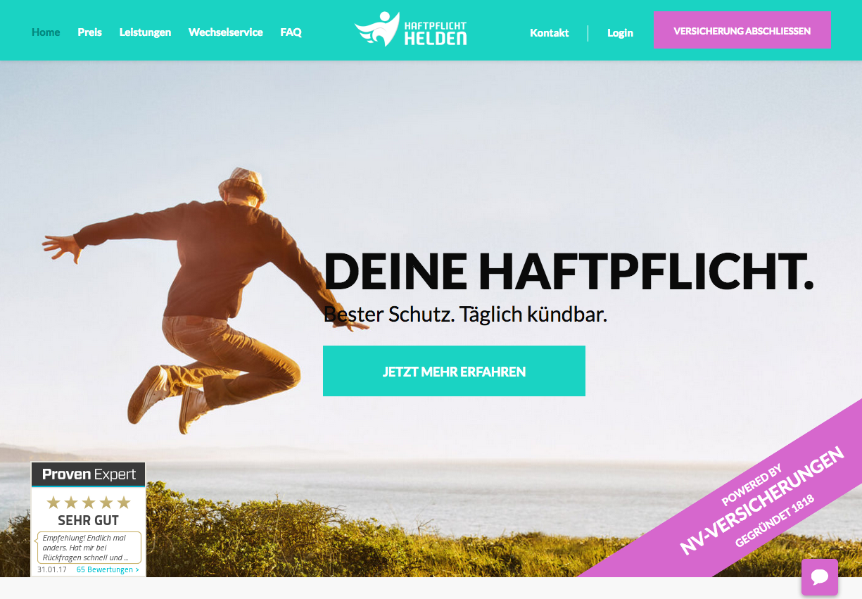 Haftpflichthelden Screenshot