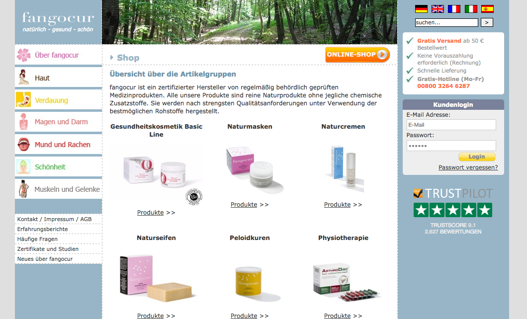 fangocur.de Screenshot