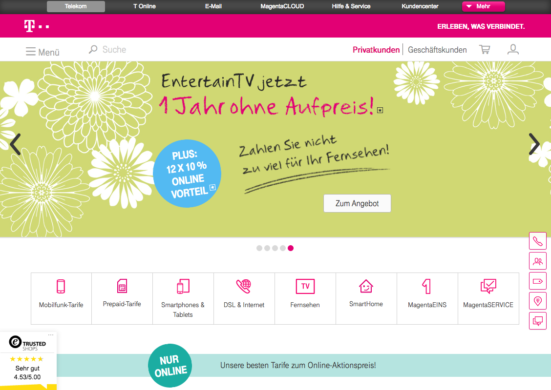 Telekom Screenshot