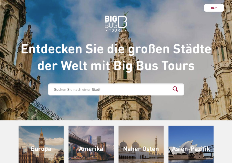 Big Bus Tours Screenshot
