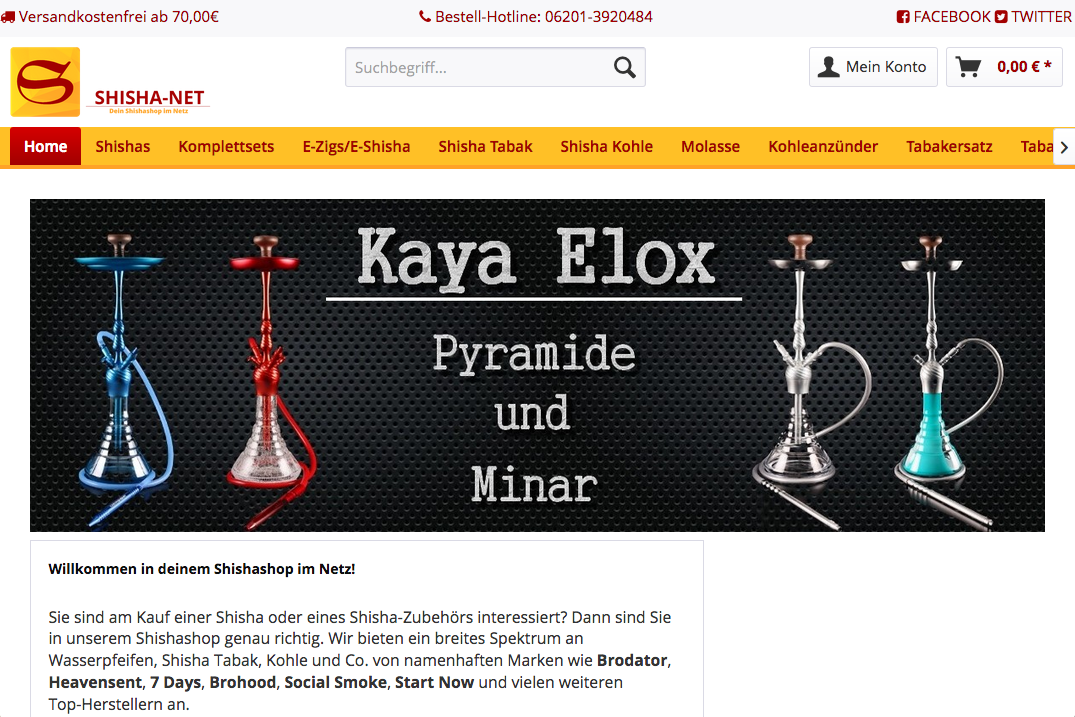 Shisha-Net Screenshot