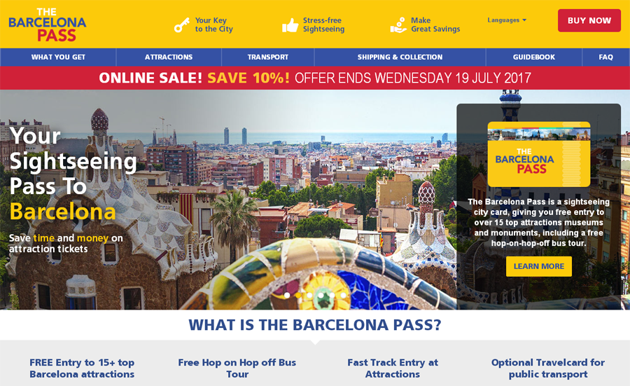 Barcelona Pass Screenshot