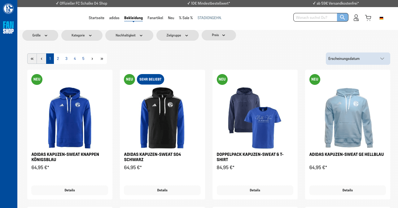 FC Schalke 04 Screenshot