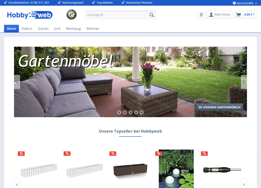 hobbyweb.de Screenshot