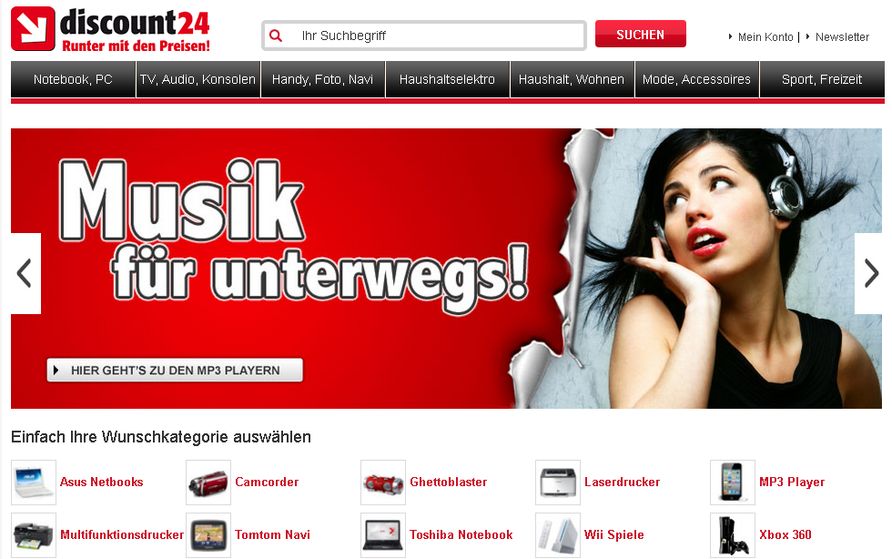 discount24.de Screenshot