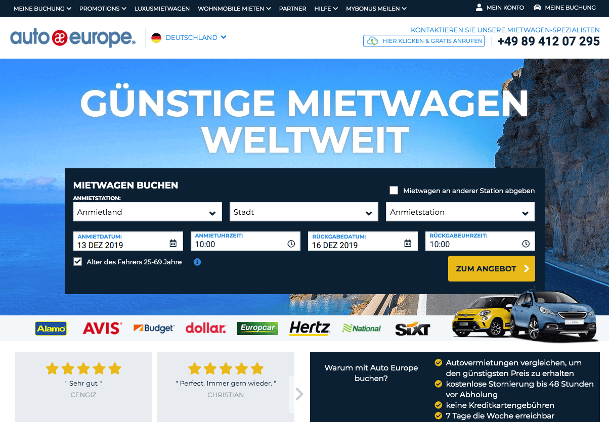 Auto Europe Screenshot