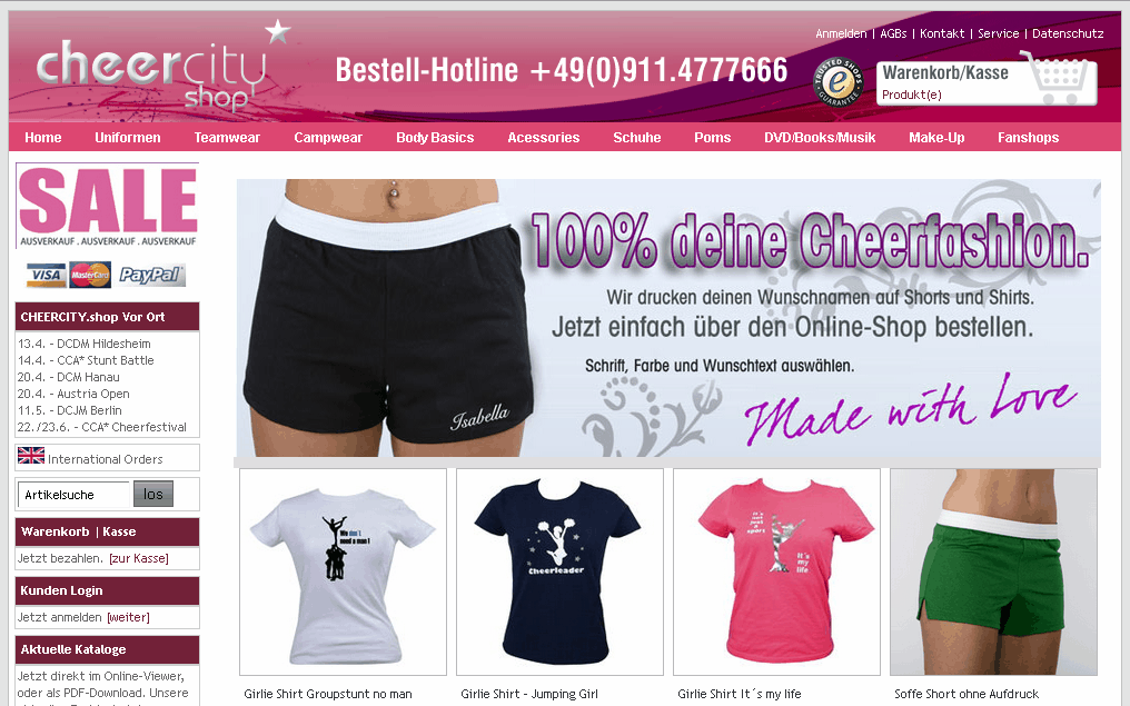 CHEERCITY.shop Screenshot